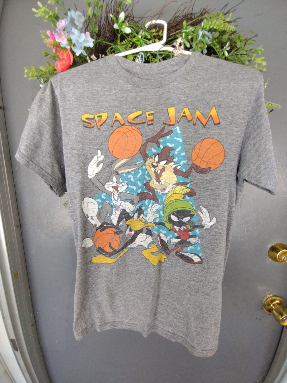Space Jam Gray Graphic Tee - Looney Tunes